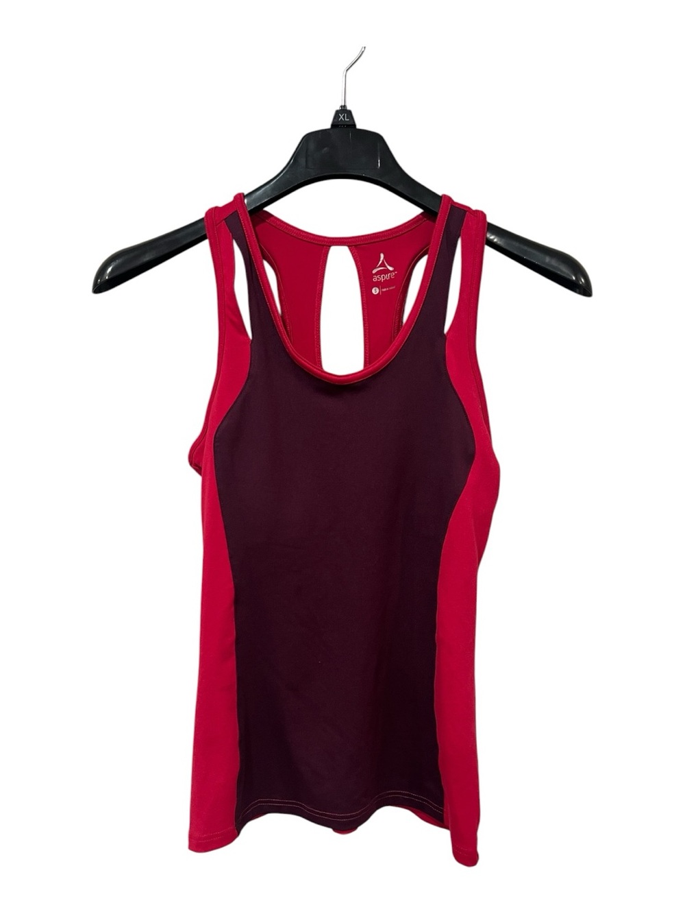 Aspire Women's Pink Purple Colorblock Racerback Performance Tank Size Small